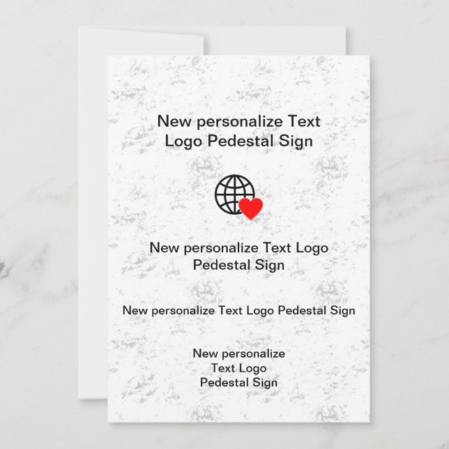 Novo Convite Plano Personalize o seu próprio (Frente)