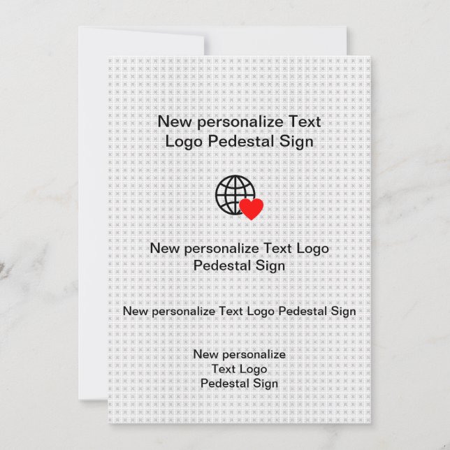 Novo Convite Plano Personalize o seu próprio (Frente)