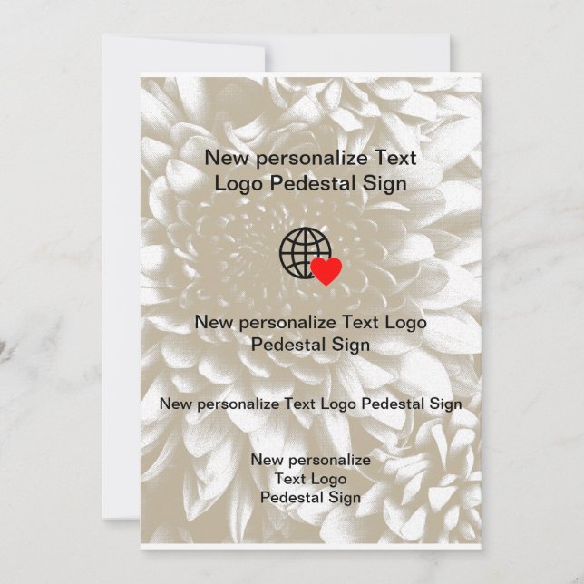 Novo Convite Simples Personalize seu próprio (Frente)