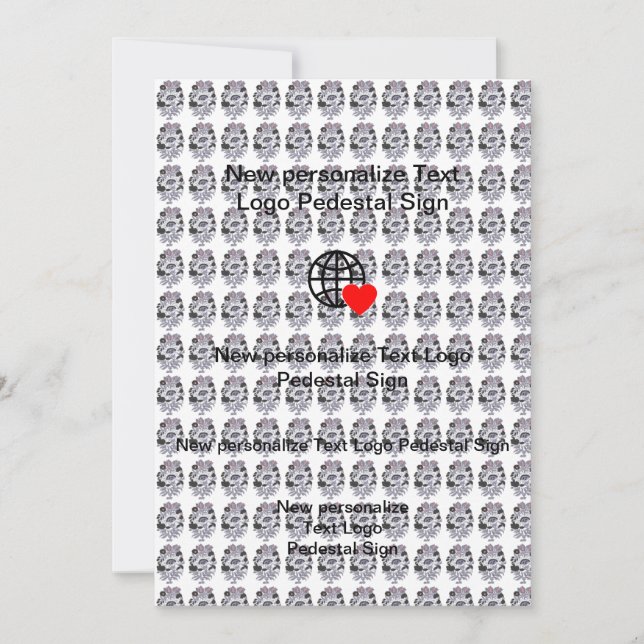 Novo Convite Simples Personalize seu próprio (Frente)