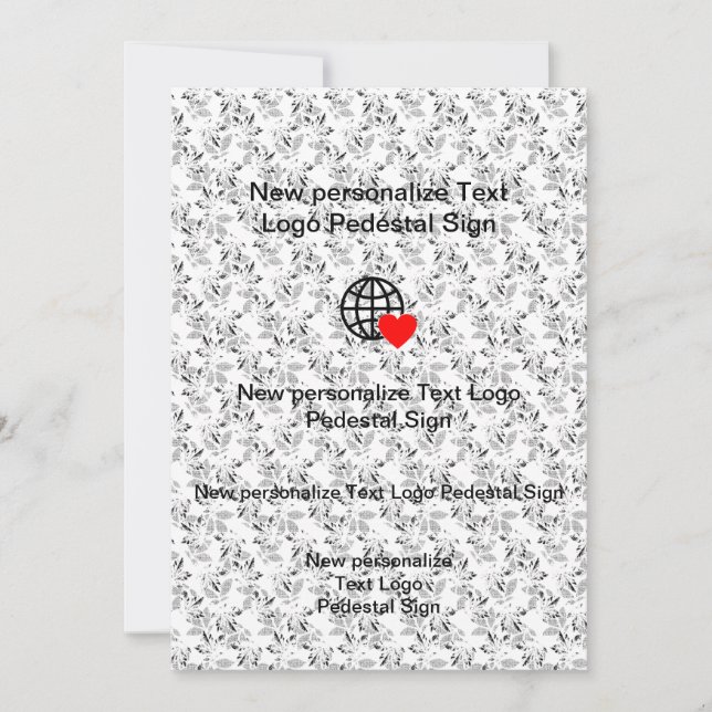 Novo Convite Simples Personalize seu próprio (Frente)