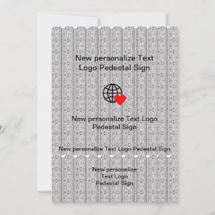 Novo Convite Simples Personalize seu próprio