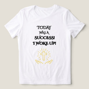 NOVO DIA, EU ACORDEI, BLUSA BRANCA TRI-BLEND FEMIN