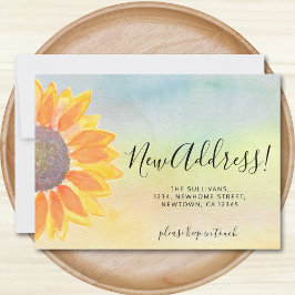 Novo Endereço Anúncio de Movimentação de Girassol 