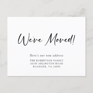 Novo Endereço Anúncio em Movimento da Caligrafia M