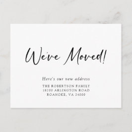 Novo Endereço Anúncio em Movimento da Caligrafia M