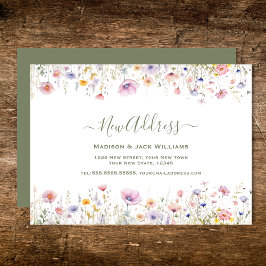 Novo Endereço de Flor Selvagem de Orçamento | Nova