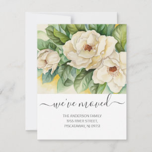 Novo Endereço Floral Anúncio de Movimentação da Ma