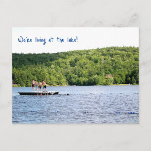 Novo endereço no anúncio de movimento do lago