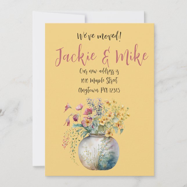 Novo endereço, nova casa, anúncio do aquecimento d (Frente)