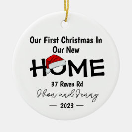 Novo Enfeites de natal personalizado para Santa Ha