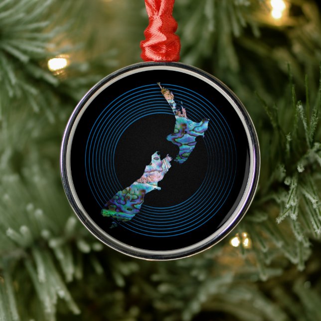 NOVO ENFEITES DE NATAL ZEALAND KIWI PAUA (Árvore)