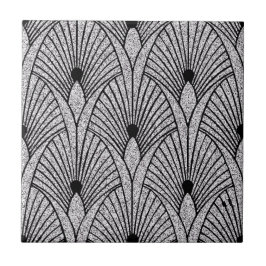 Novo estilo de ventilador de arte preta e prateada