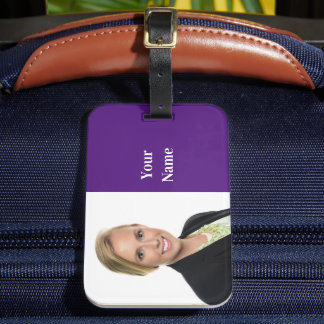 NOVO! Etiqueta de bagagem - Solteiro com ranhura p