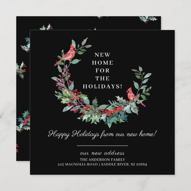 Novo Lar para o Anúncio de Mudança de Férias (Frente/Verso)