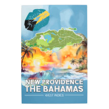 Novo Mapa da Ilha das Bahamas das Índias Ocidentai