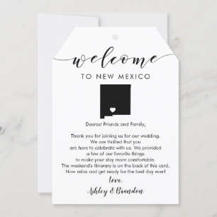 Novo México Carta de Boas-vindas Itinerário
