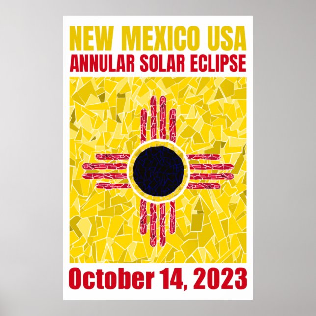 Novo México - Poster anual do Eclipse (Frente)