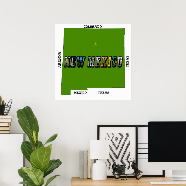 Novo México, Poster dos EUA (Escritório em casa)