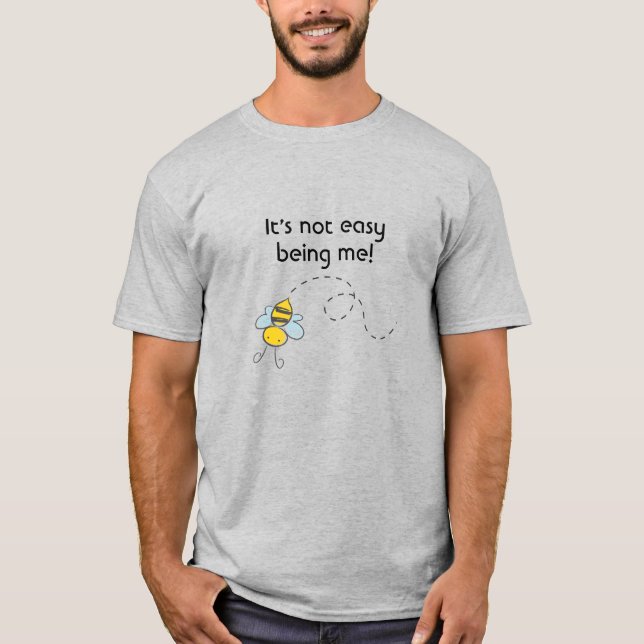 NOVO! Não é fácil ser eu! Camiseta (Frente)