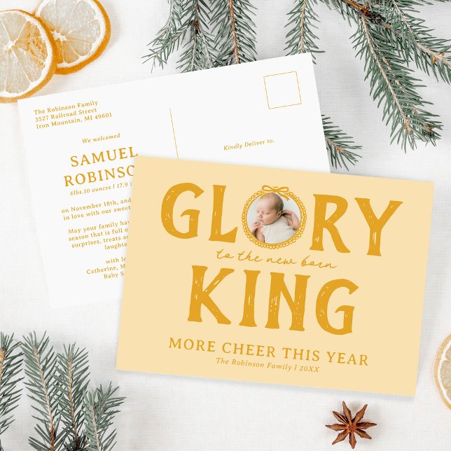 Novo Nascer Rei I Nascimento Anúncio Natal (Criador carregado)