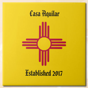 Novo Novo Lar Novo México Símbolo Zia Personaliz