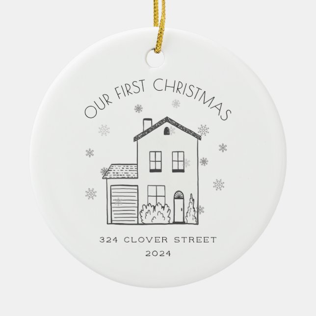 Novo Ornamento de Férias Domésticas Simples no Pri (Frente)