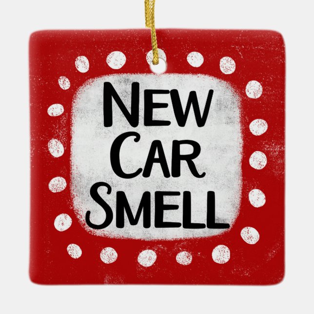 Novo Ornamento do Cheiro de Carro (Frente)