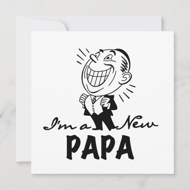 Novo Papá Sorrindo Camisas e Presentes (Frente)