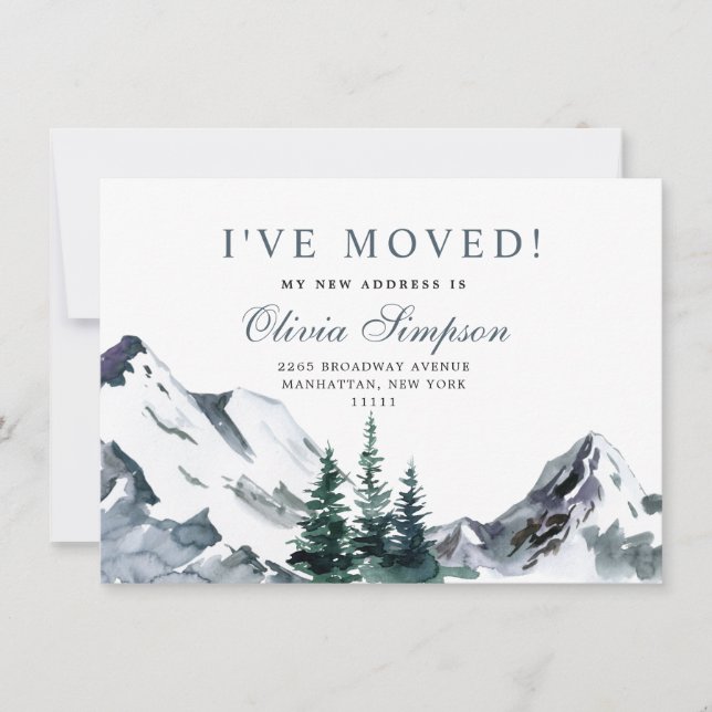 Novo Pescoço do Cartão de Anúncio de Movimentação  (Frente)