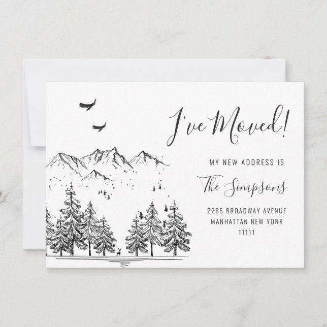 Novo Pescoço do Cartão de Anúncio de Movimentação  (Frente)