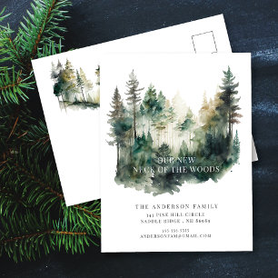 Novo Pescoço do Novo Cartão de Posto de Endereços 