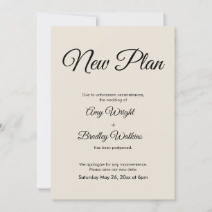 Novo Plano de Criação Adiado Anúncio de Casamen