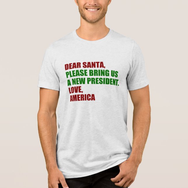 Novo Presidente Político Engraçado para o Natal (Frente)