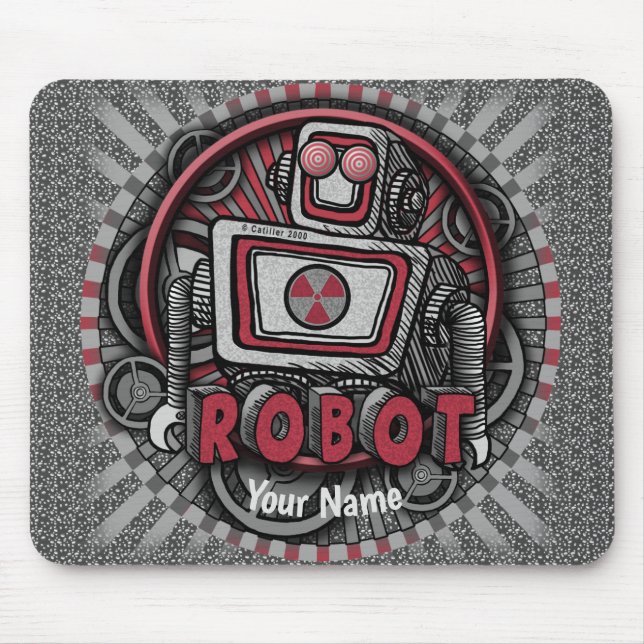 Novo Robô da República Mouse Pad  (Frente)