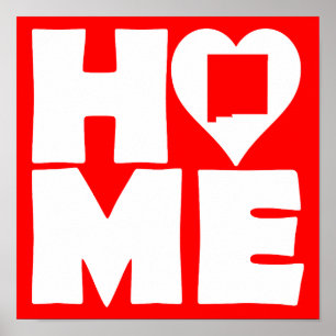 Novo Sinal de Poster do Estado do Coração do Nov