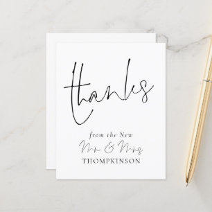 Novo Sr.ª Casando qualquer Obrigado Colorido