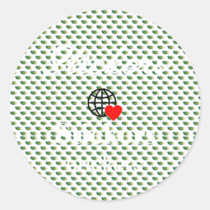 Novos adesivos de logotipo de texto personalizados