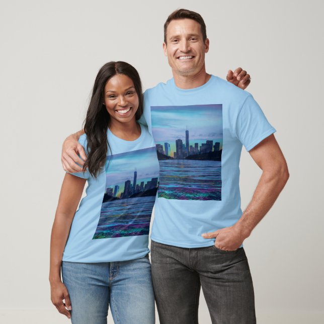 "Novos horizontes: Design de Camisas Multicolores  (Unissex)