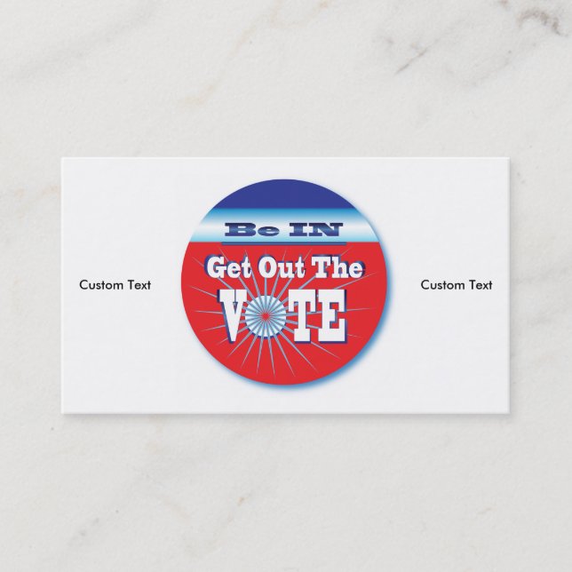 NowPower • VOTO! Cartão de visita (Frente)