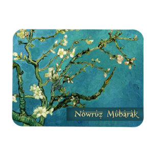 Nowruz Mubarak. Ímãs persas da arte do presente 