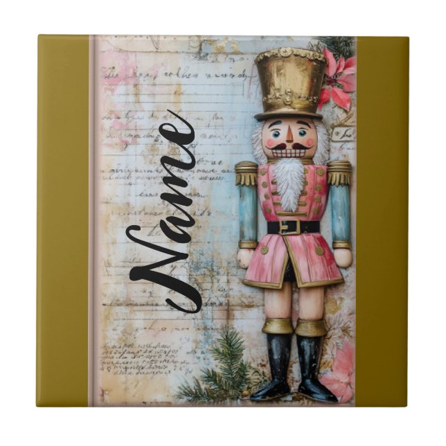 Noz-cracker de Natal Personalizado (Frente)