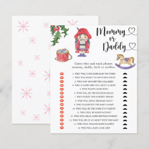 Noz-cracker - jogo de mamãe ou chá de fraldas