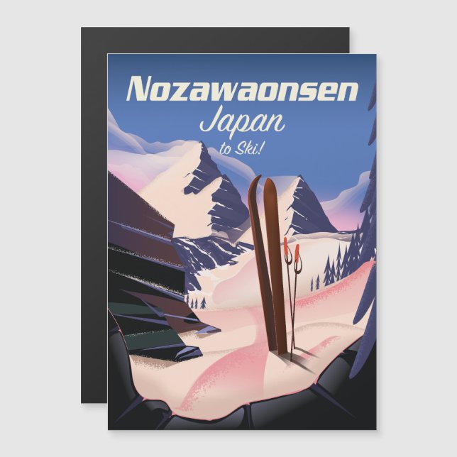 Nozawaonsen Japão para esqui (Frente/Verso)