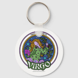 NP Virgo 2,25" Chaveiro de Botão Básico
