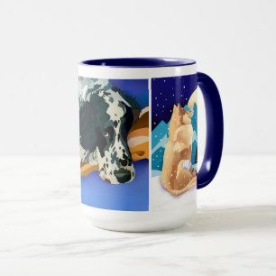 NUBZ E A caneca com Bailey e Winston