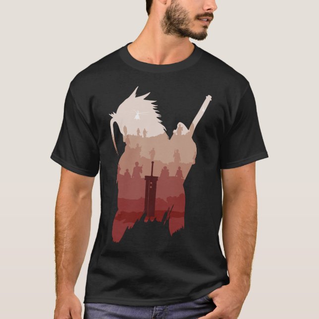 Núcleo de Crise, Camiseta Clássica Zack Fair Hero (Frente)
