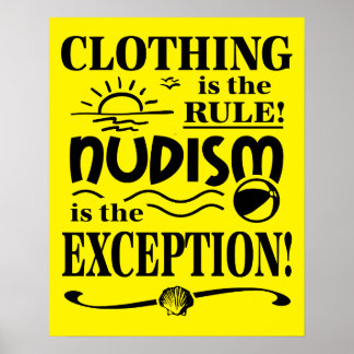 Nudism Poster