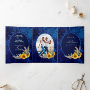 Nuestra Boda 6 páginas Convite de casamento de flo