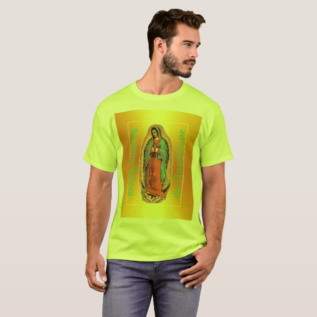 Nuestra Señora de Guadalupe - Camiseta de Seguranç (Frente Completa)
